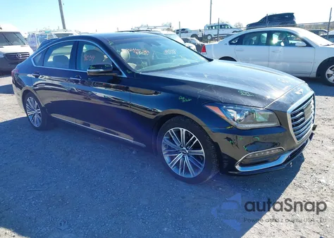 2018 Genesis G80 3.8 из США, поврежденный, VIN KMHGN4JE9JU249033
